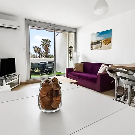T2 Moderne, Cosy, Terrasse Vue & Climatisation * Mèze
