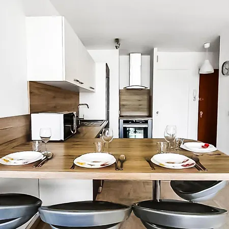 T2 Moderne, Cosy, Terrasse Vue & Climatisation Apartamento *